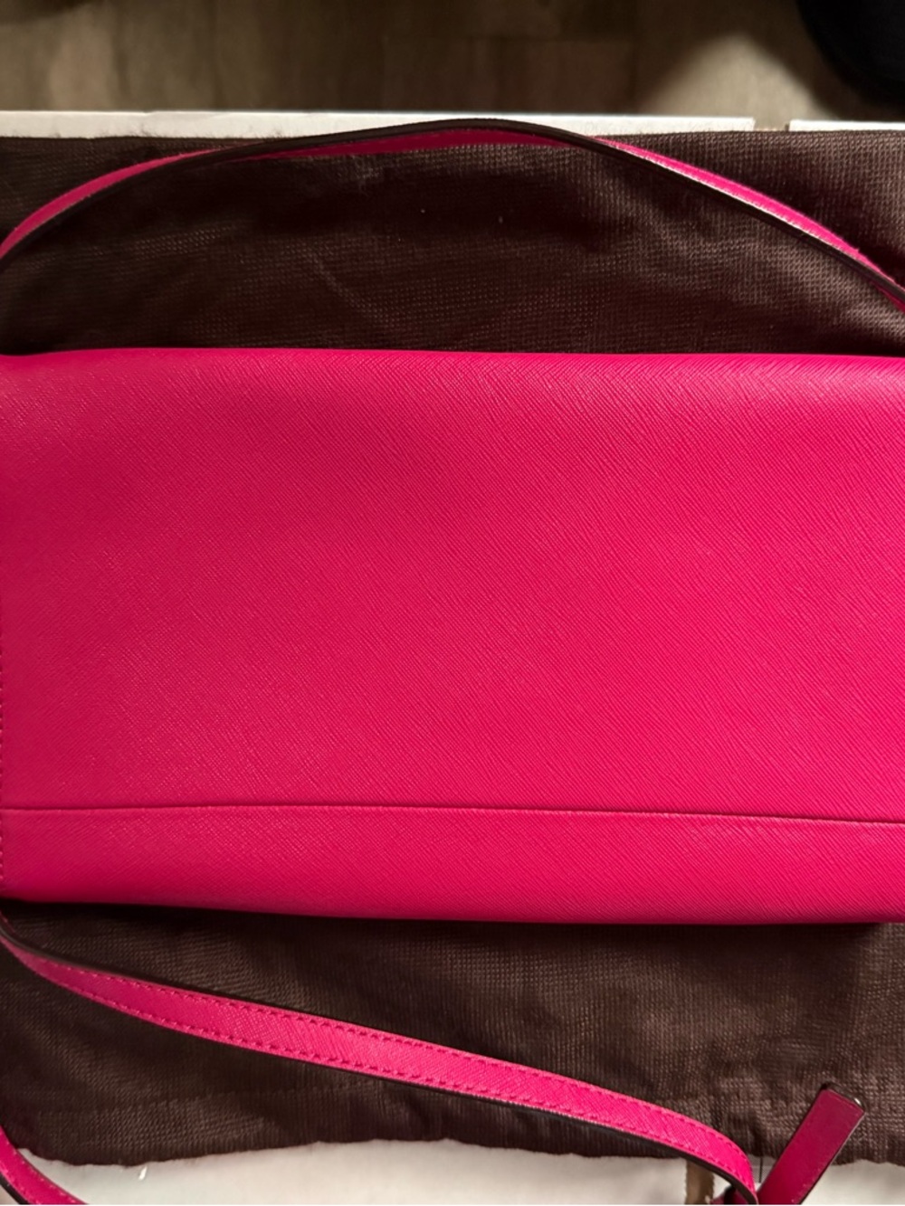 kate spade Hot Pink Saffiano Crossbody - Picture 2 of 7